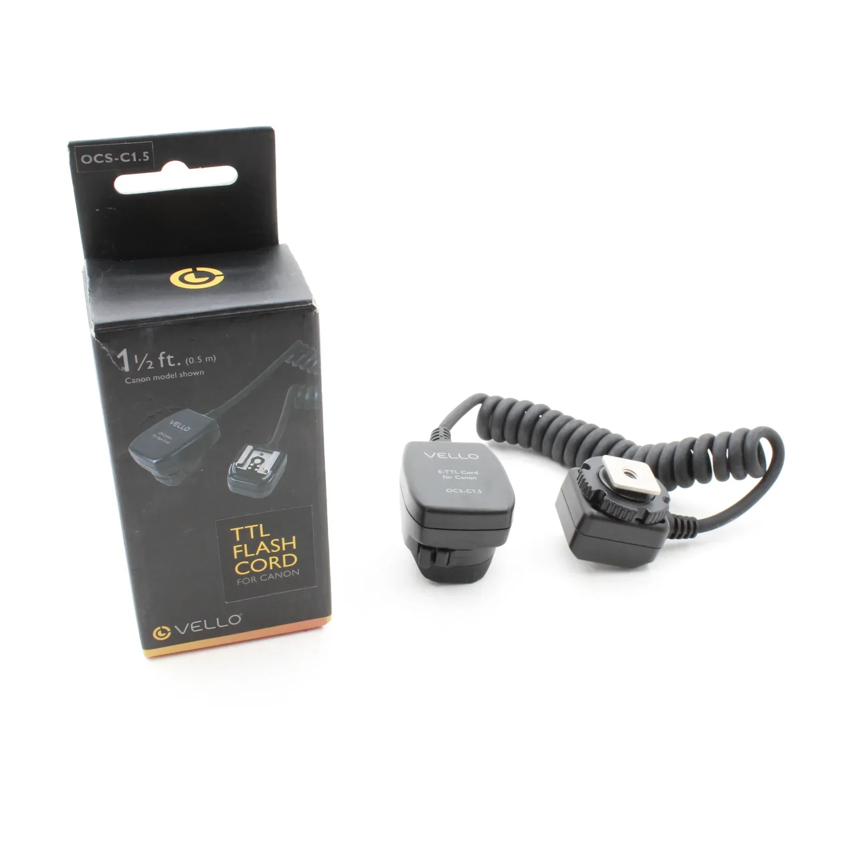 * USED * Vello TTL Flash Cord
