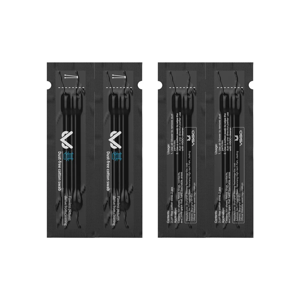 VSGO Dustless Cotton Swabs (32pcs) - Image 8