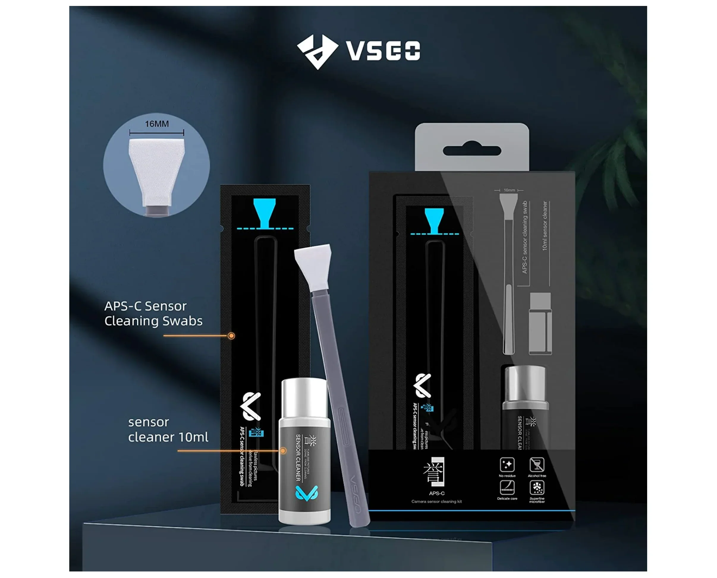 VSGO Sensor Cleaning Kit for APS-C Cameras - Image 2