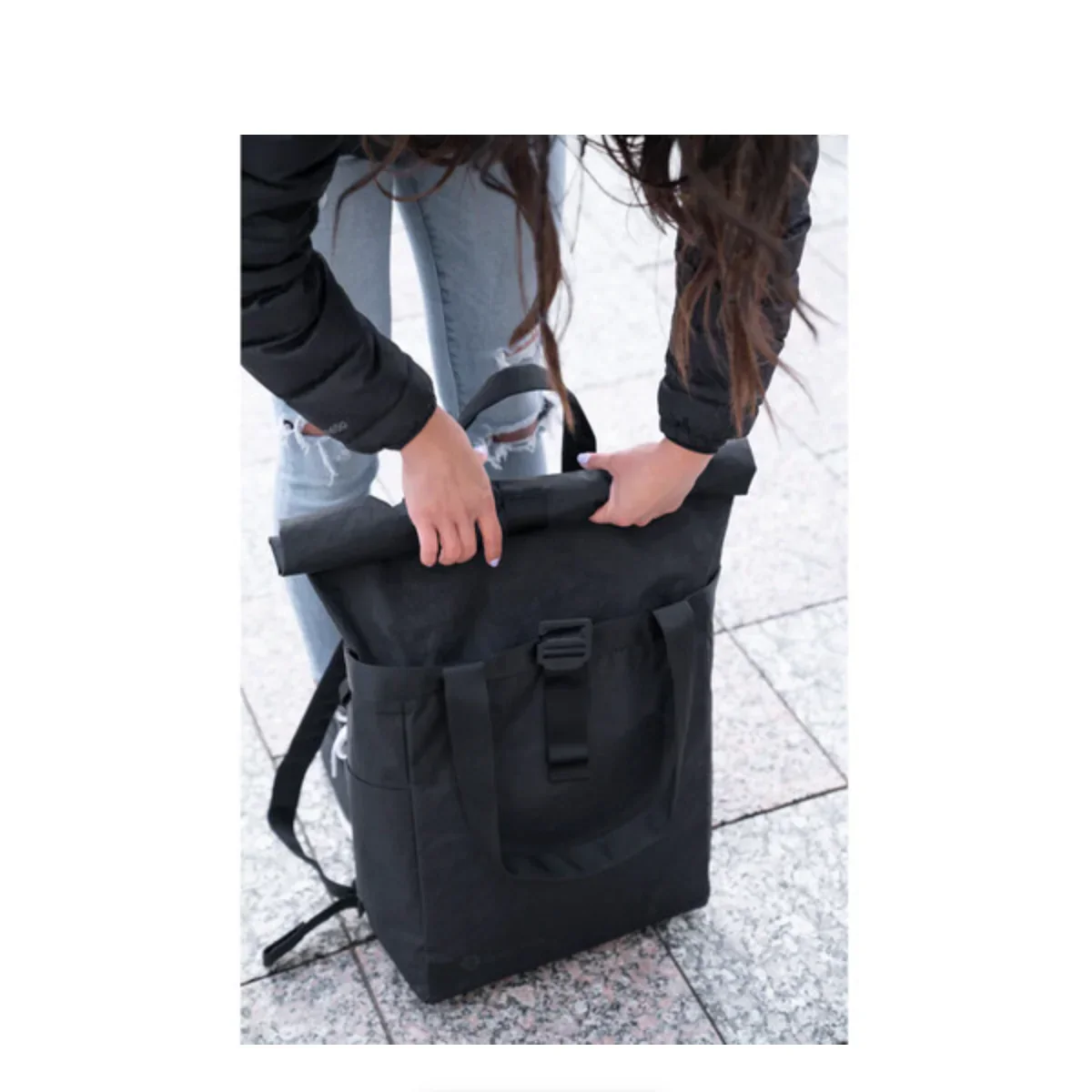 WANDRD Tote Backpack (Black, 20L) - Image 11