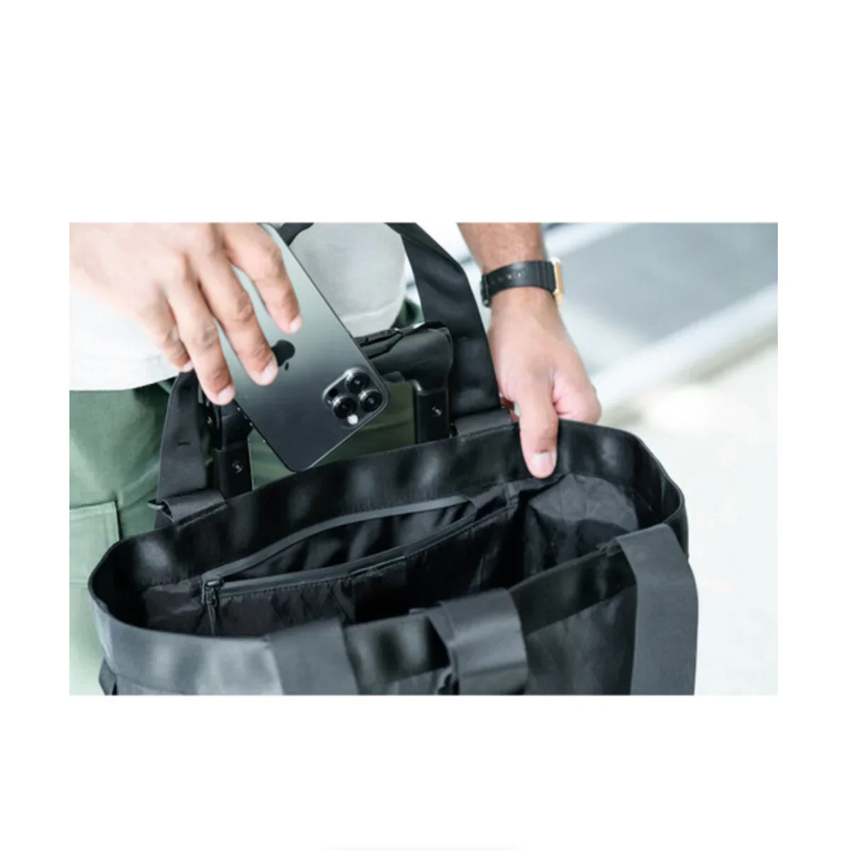 WANDRD Tote Backpack (Black, 20L) - Image 9