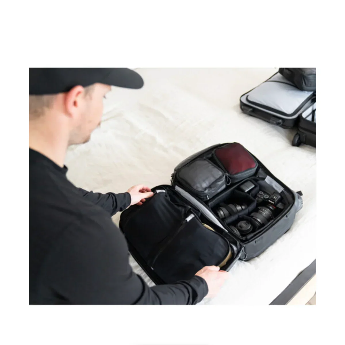 WANDRD Transit Travel Backpack (Black, 35L) - Image 13