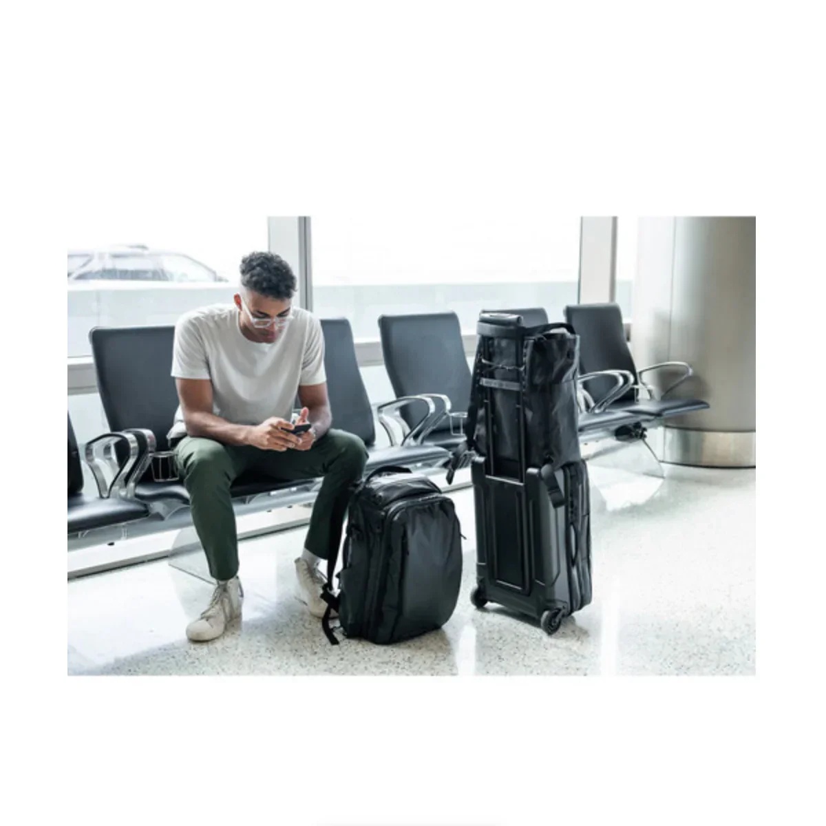 WANDRD Transit Travel Backpack (Black, 45L) - Image 13