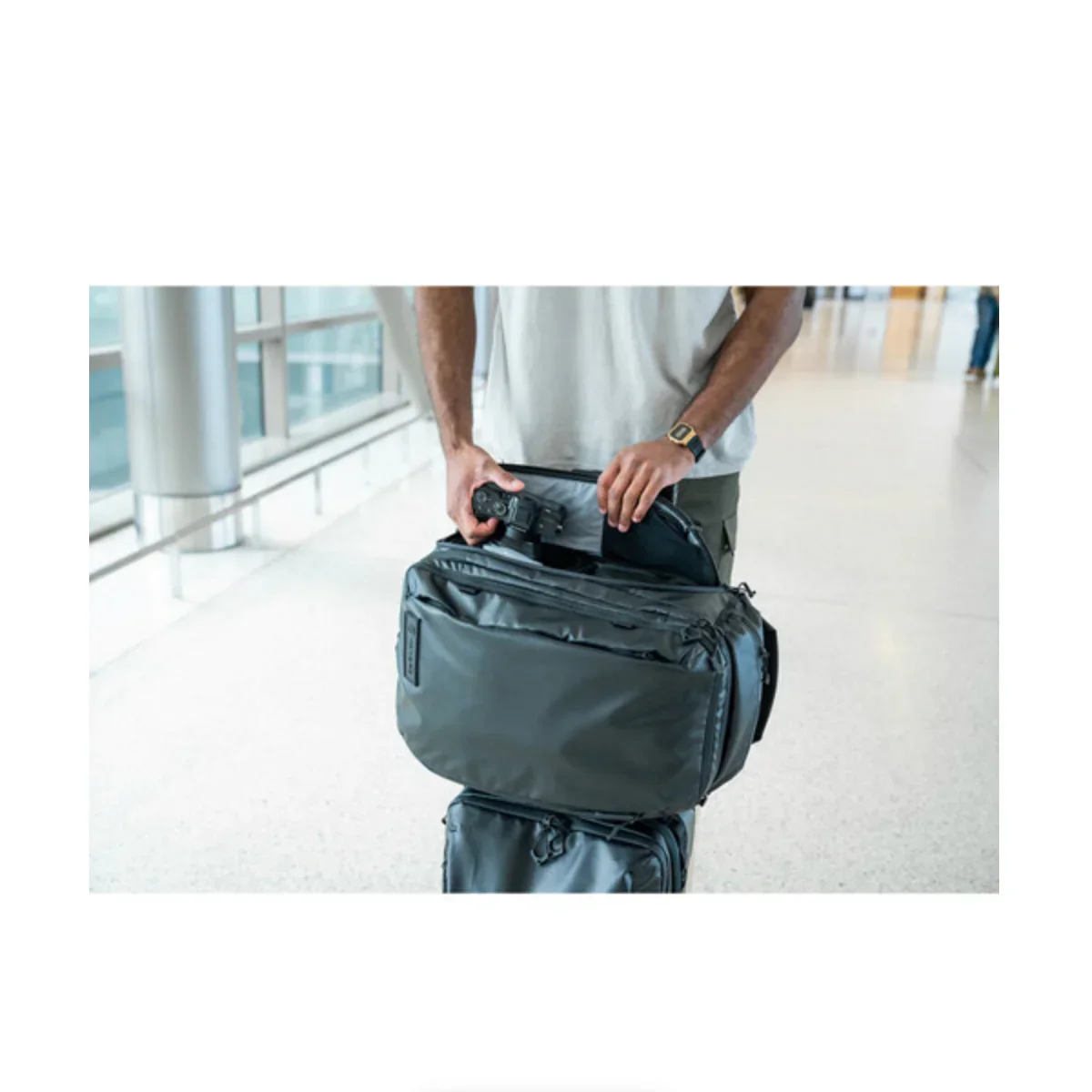 WANDRD Transit Travel Backpack (Black, 45L) - Image 9