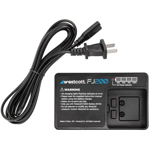 Westcott FJ 200 Battery Charger Cord