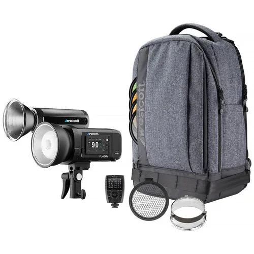 Westcott FJ Wireless 2-Light Portable Portrait Flash Kit w/ FJ-X3 S Wireless Trigger for Sony Cameras