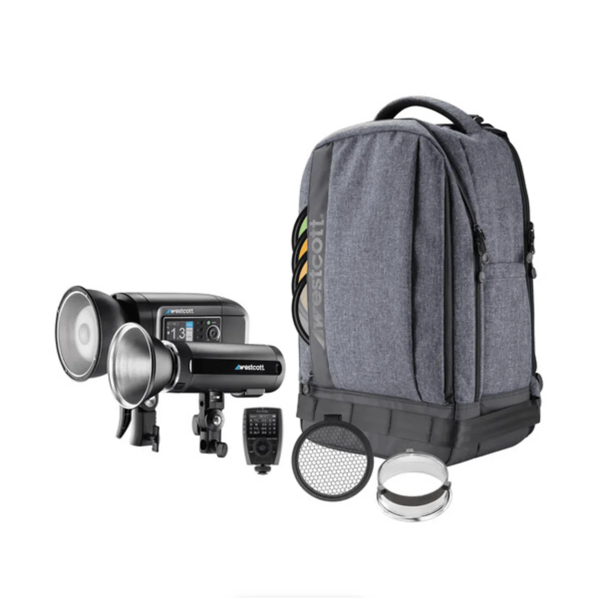 Westcott FJ Wireless 2-Light Portable Portrait Flash Kit with FJ-X3 M Universal Wireless Trigger
