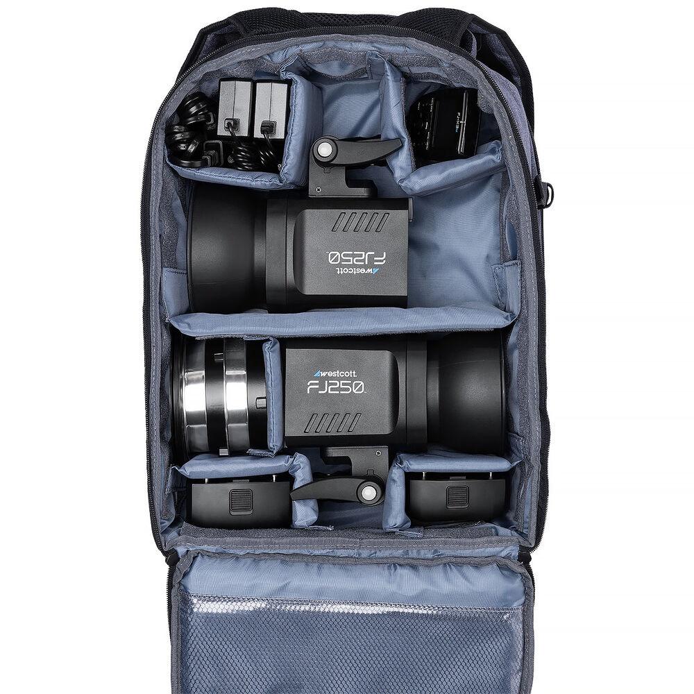 Westcott FJ250 Strobe 2-Light Backpack Kit with FJ-X3 M Multi-Brand Wireless Trigger - Image 20