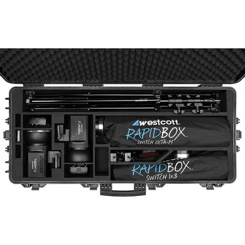 Westcott FJ400 II Strobe 2-Light Location Hard Case Kit w/ FJ-X3 S Wireless Trigger for Sony Cameras - Image 16