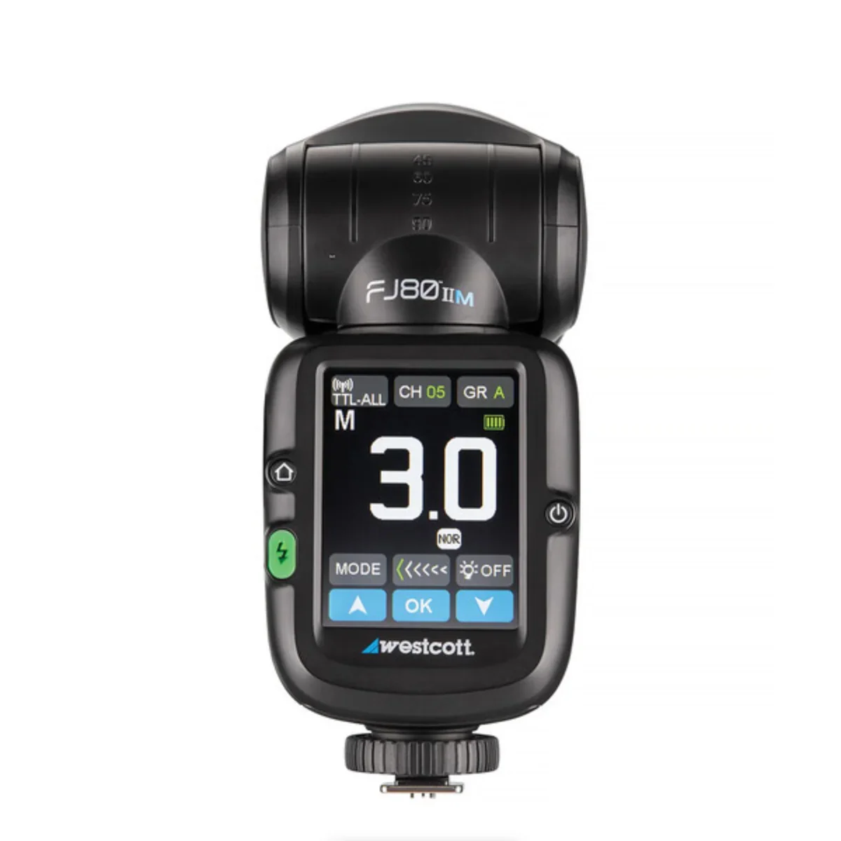 Westcott FJ80 II M Touchscreen Speedlight with Multi-Brand Camera Mount (80Ws) - Image 3