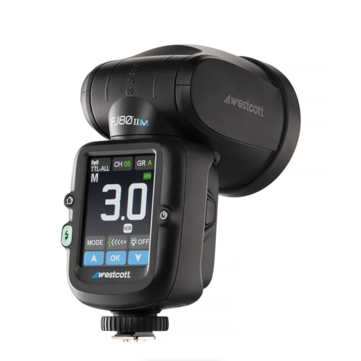 Westcott FJ80 II M Touchscreen Speedlight with Adapter for Sony Cameras (80Ws) - Image 6
