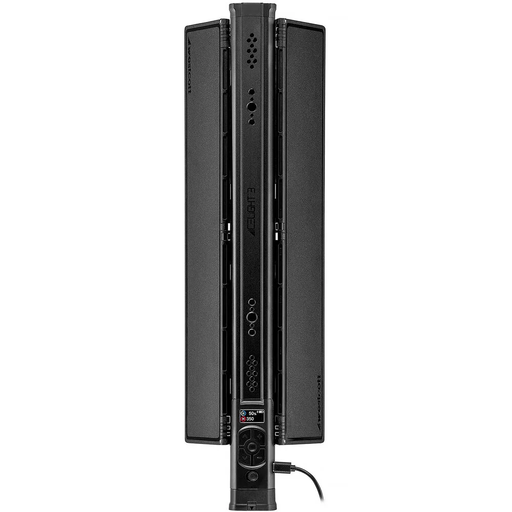 Westcott Ice Light 3 - RGB LED Tube Light w/ Battery Grip & Barndoors Kit - Image 5