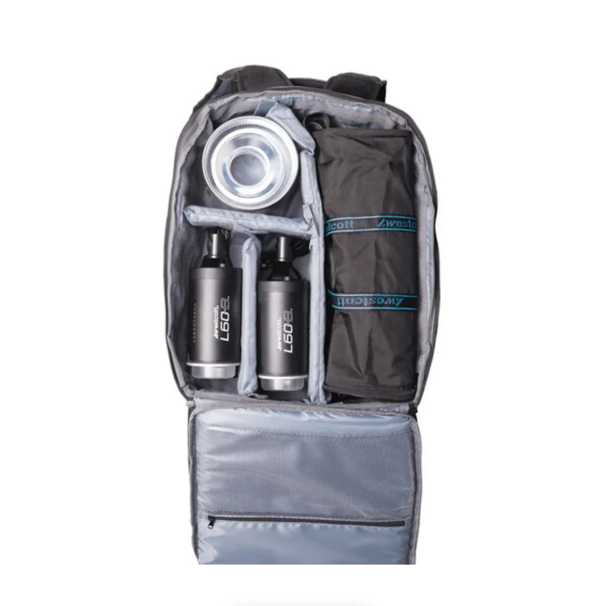 Westcott L60-B COB Bi-Color LED 2-Light Backpack Kit - Image 6
