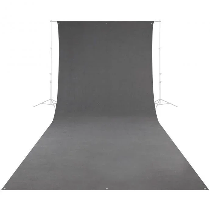 Westcott Wrinkle-Resistant Backdrop - Neutral Gray (9' x 20')
