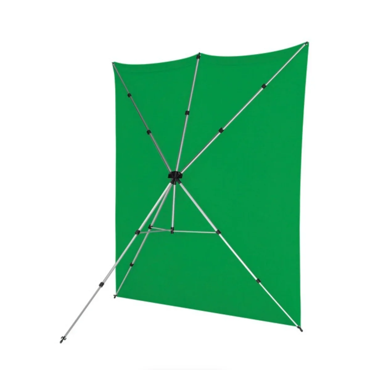 Westcott X-Drop Pro Fabric Backdrop Kit (Chroma-Key Green Screen, 8 x 8') - Image 4