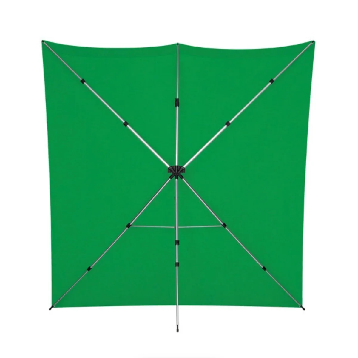 Westcott X-Drop Pro Fabric Backdrop Kit (Chroma-Key Green Screen, 8 x 8') - Image 5