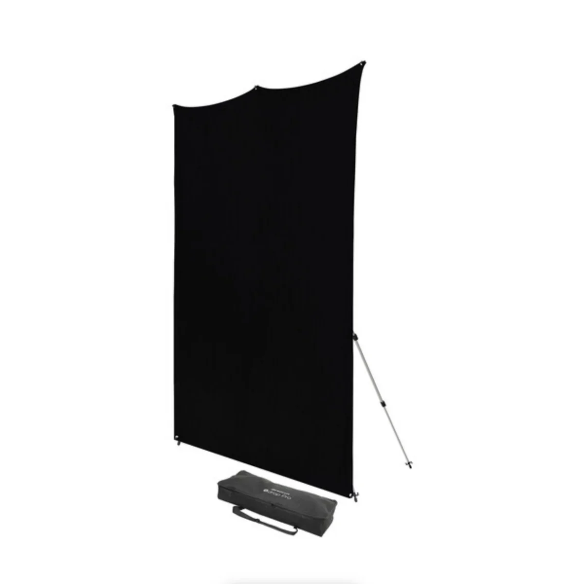 Westcott X-Drop Pro Fabric Backdrop Kit (Rich Black, 8 x 8') - Image 2