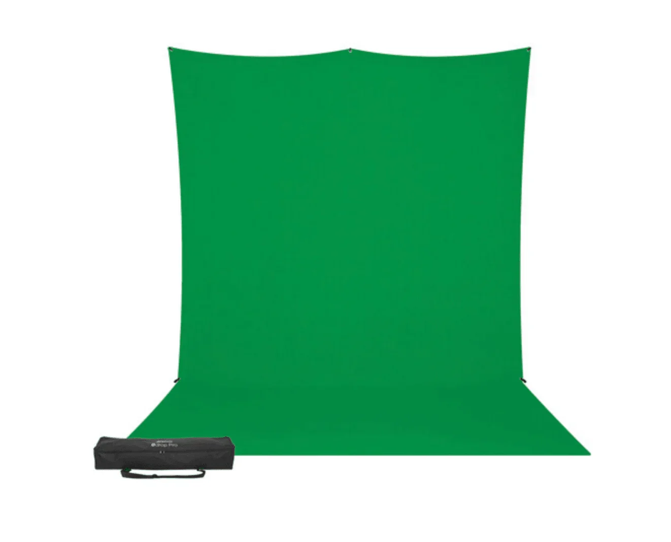 Westcott X-Drop Pro Fabric Backdrop Sweep Kit (Chroma-Key Green Screen, 8 x 13')