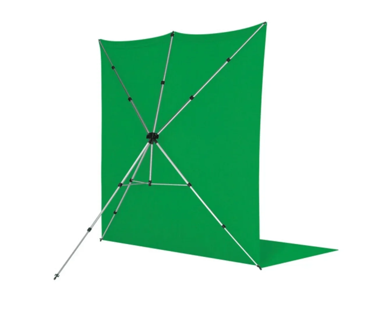 Westcott X-Drop Pro Fabric Backdrop Sweep Kit (Chroma-Key Green Screen, 8 x 13') - Image 3