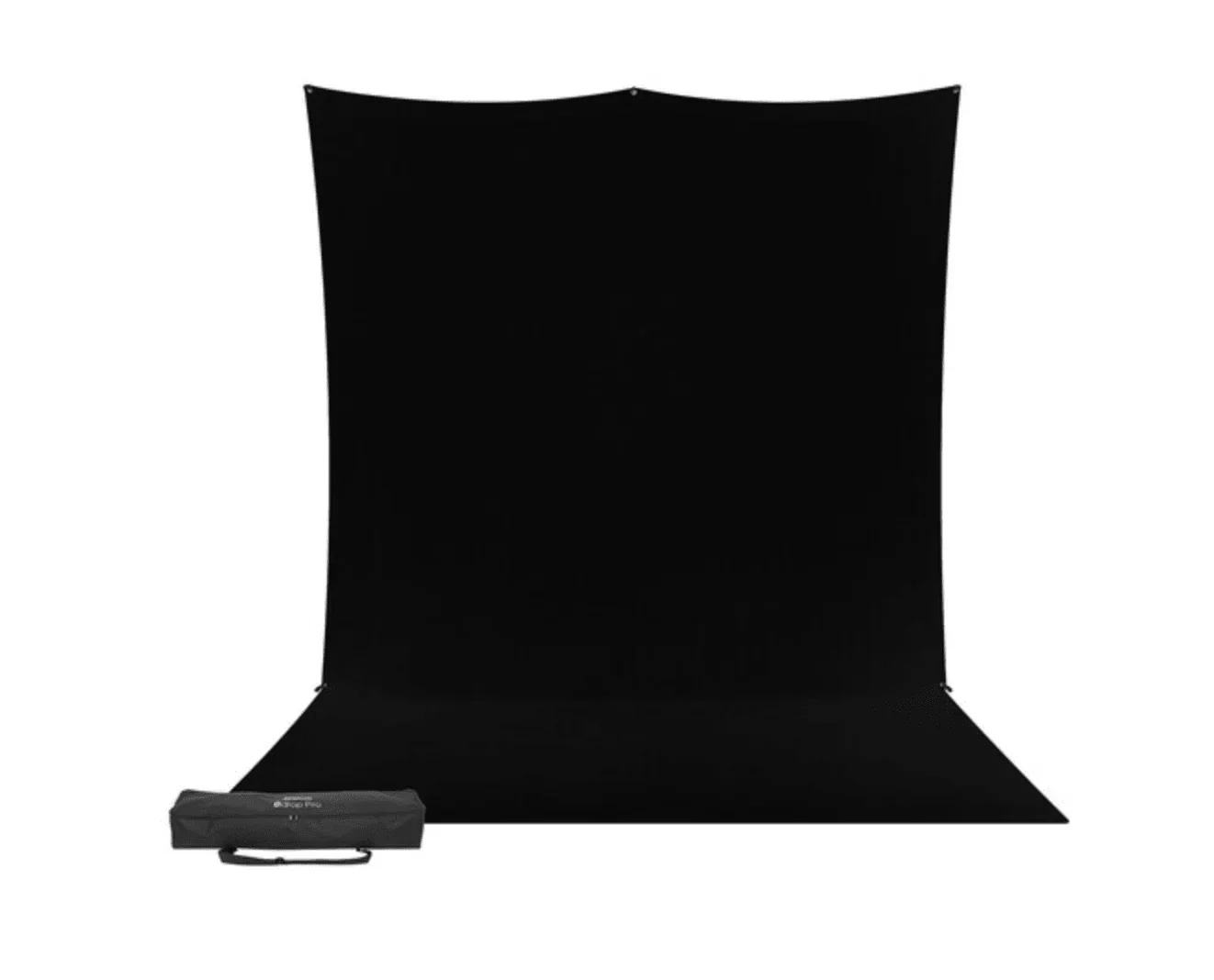 Westcott X-Drop Pro Fabric Backdrop Sweep Kit (Rich Black, 8 x 13')