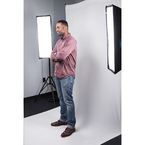 Westcott X-Drop Wrinkle-Resistant Backdrop - High-Key White Sweep (5' x 12') - Image 2