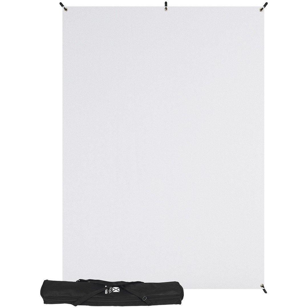 Westcott X-Drop Wrinkle-Resistant Backdrop Kit - High-Key White (5' x 7')
