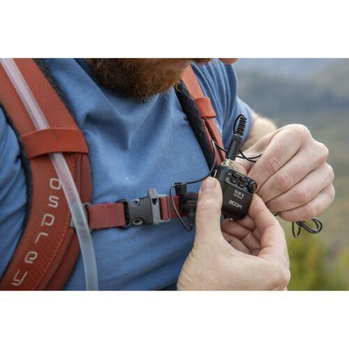 Zoom F2 Ultracompact Portable Field Recorder with Lavalier Microphone - Image 13
