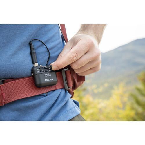 Zoom F2 Ultracompact Portable Field Recorder with Lavalier Microphone - Image 9