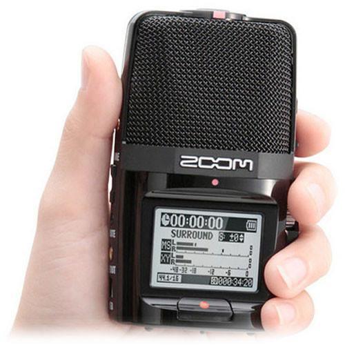 Zoom H2n 2-Input / 4-Track Portable Handy Recorder with Onboard 5-Mic Array - Image 4