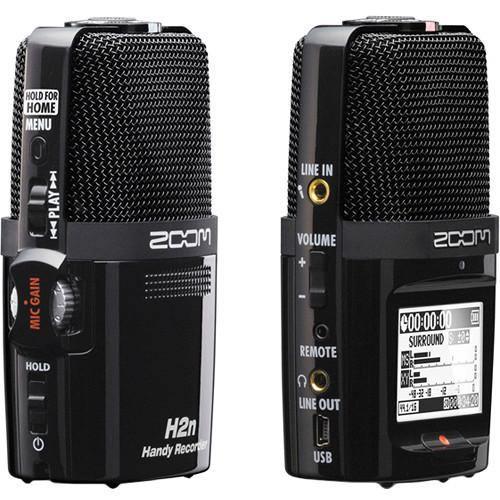 Zoom H2n 2-Input / 4-Track Portable Handy Recorder with Onboard 5-Mic Array - Image 7