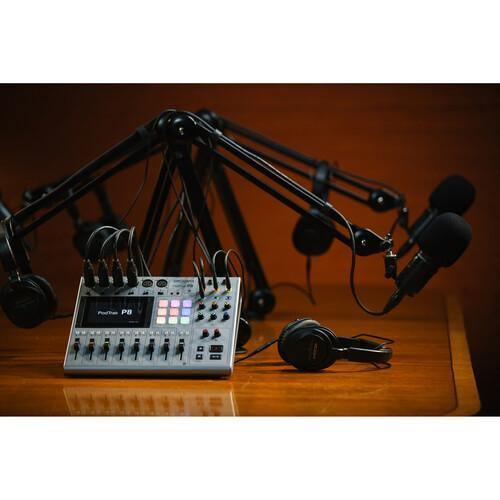 Zoom PodTrak P8 Portable Multitrack Podcast Recorder - Image 6